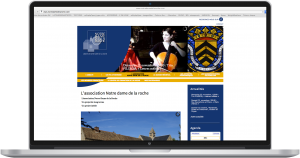 site internet www.notredamedelaroche.com par IBSTUDIO Uzès