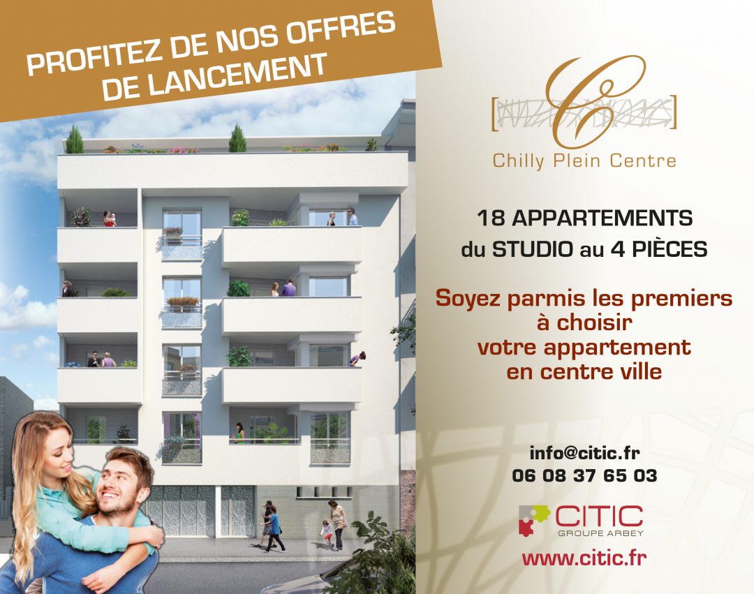 panneau PROGRAMME IMMOBILIER CHILLY PLEIN CENTRE