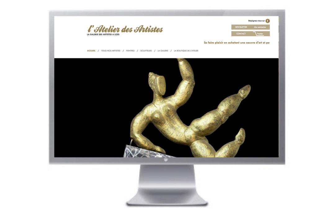 Site internet l’Atelier des artistes