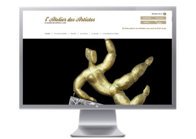 Site internet l’Atelier des artistes