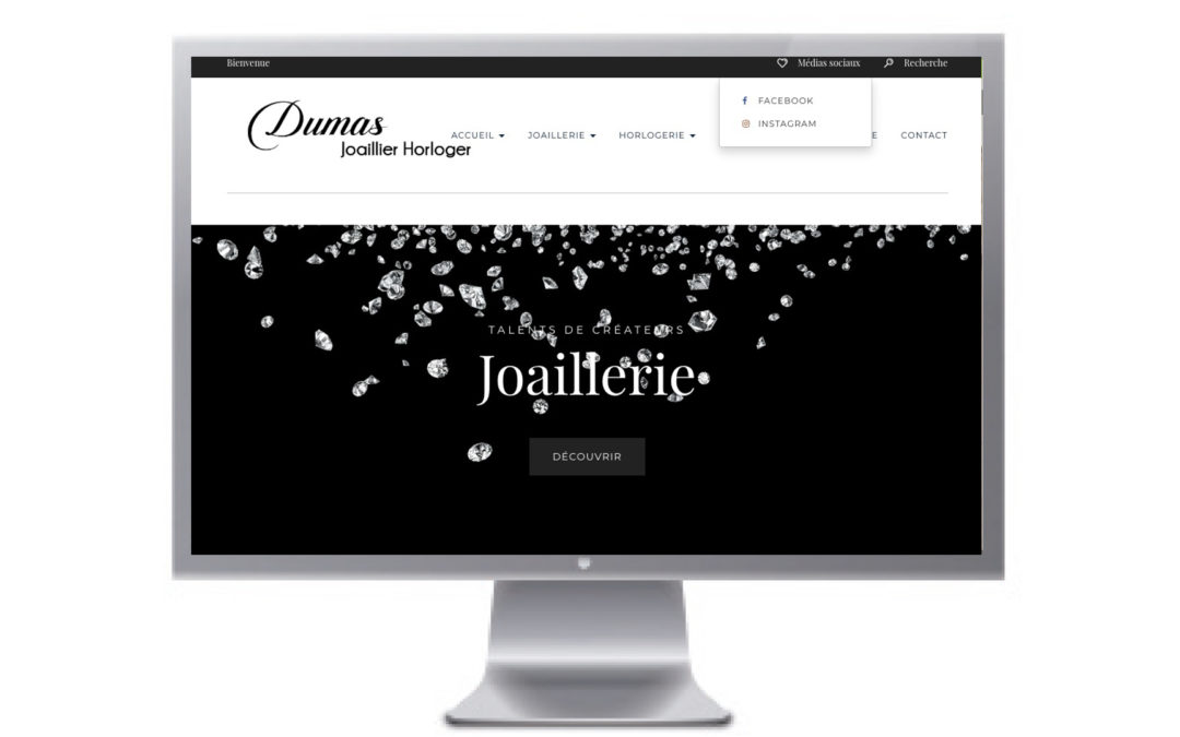 site internet Dumas Joaillier
