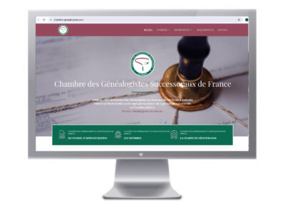 SITE INTERNET DE LA Chambre des Généalogistes Successoraux de France