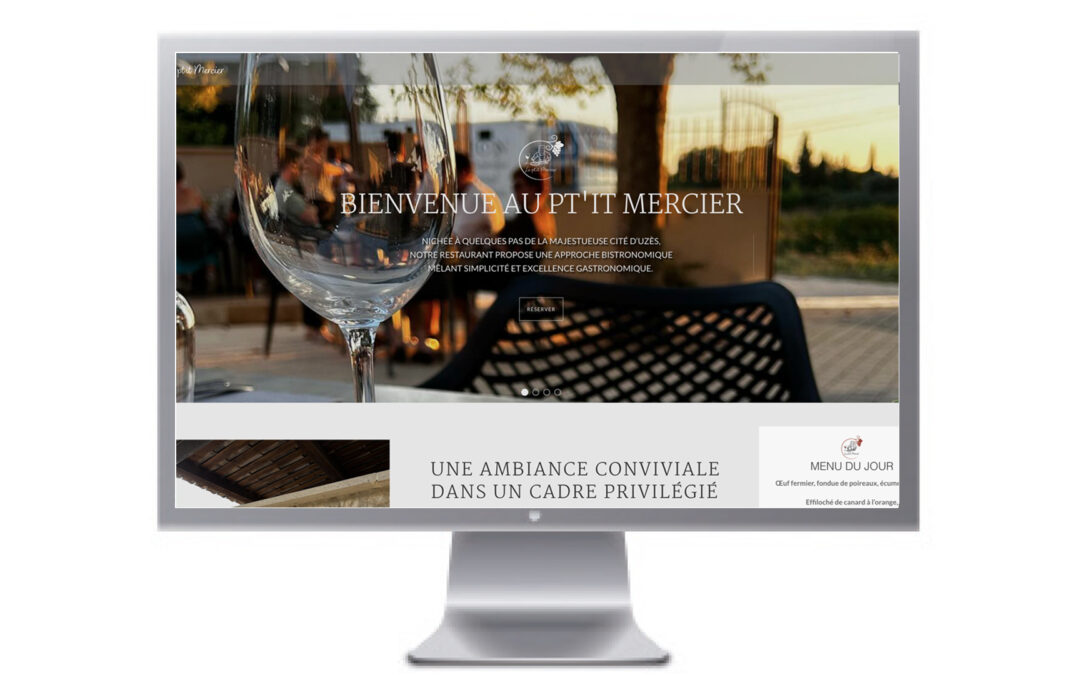 SITE INTERNET LE PTIT MERCIER RESTAURANT