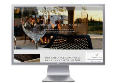 SITE INTERNET LE PTIT MERCIER RESTAURANT
